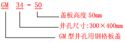 GM型井孔用钢格板盖